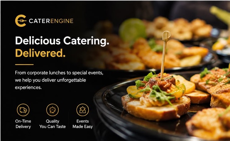 CaterEngine catered food presentation